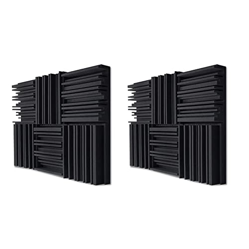 BLASHRD 48 Stücke Studio Akustik Schaum Panels Schalldichte Schwamm Trommel KTV Raum Absorptions Behandlung Polyurethan Wand Sound Schaum Kissen BLASHRD 48 Stücke Studio Akustik Schaum Panels Schalldichte Schwamm Trommel KTV Raum Absorptions Behandlung Polyurethan Wand Sound Schaum Kissen von BLASHRD