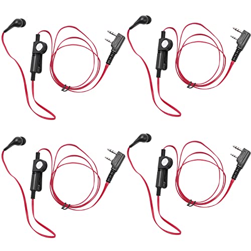 BLASHRD 4X 2 Pin Nudel Stil Ohrhörer Kopfhörer K Stecker Ohrhörer Headset für Uv5R -888S Uv5R Radio Roter Draht BLASHRD 4X 2 Pin Nudel Stil Ohrhörer Kopfhörer K Stecker Ohrhörer Headset für Uv5R -888S Uv5R Radio Roter Draht von BLASHRD
