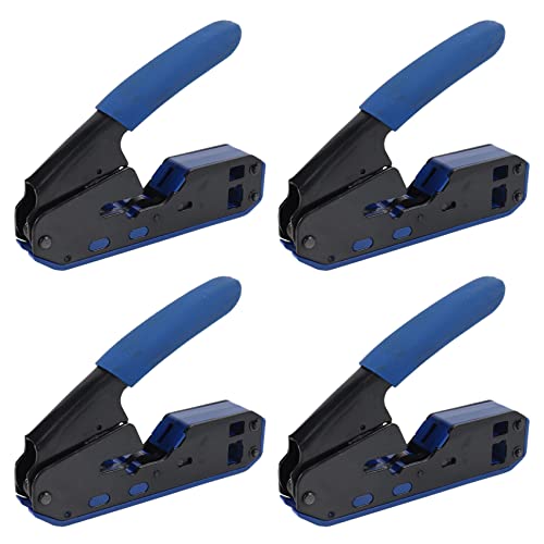 BLASHRD 4X RJ45 Werkzeug Netzwerk Crimper Rj45 Crimpen Werkzeug Abstreifer Cutter für Rj45 Cat6 Cat5E Cat5 Rj11 Rj12 Anschluss von BLASHRD