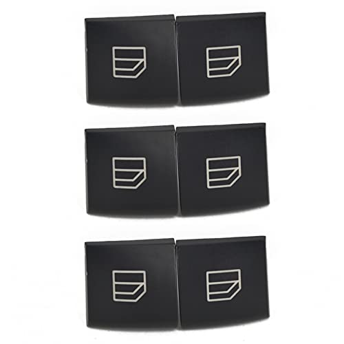 BLASHRD 6X für C- E- Schalter Tasten Abdeckung W204 S204 W212 S212 A207 C207 von BLASHRD