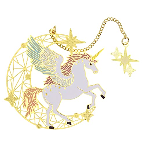 BLBMH Einhorn-Lesezeichen, ausgefallenes Geschenk, Metall-Lesezeichen für Frauen und Mädchen, Buchliebhaber, Leser, beste Freunde, U1 BLBMH Einhorn-Lesezeichen, ausgefallenes Geschenk, Metall-Lesezeichen für Frauen und Mädchen, Buchliebhaber, Leser, beste Freunde, U1 von BLBMH