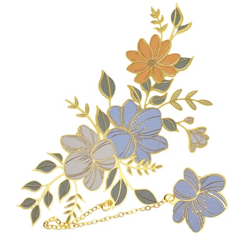 BLBMH Lesezeichen mit Blumenmotiv für Frauen, Muttertagsgeschenke, Lehrer, Wertschätzungsgeschenke, Geburtstag, Weihnachten, einzigartige Geschenke, niedlich, lustige Metall-Lesezeichen für Grill, BLBMH Lesezeichen mit Blumenmotiv für Frauen, Muttertagsgeschenke, Lehrer, Wertschätzungsgeschenke, Geburtstag, Weihnachten, einzigartige Geschenke, niedlich, lustige Metall-Lesezeichen für Grill, von BLBMH