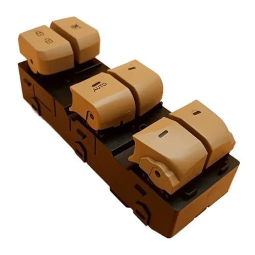 Fensterheber-Steuerschalter Für Hyundai Für Elantra 2012 2013 2014 2015 2016 Auto Teile Auto Power Fenster Schalter Passagier 93580-4V000 93570-4V010(Beige Auto) von BLBNEZBZTY