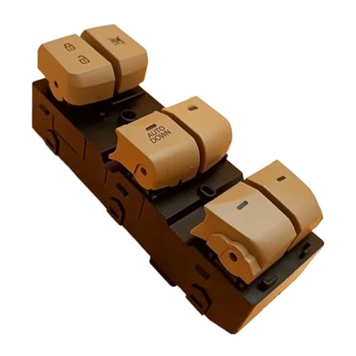 Fensterheber-Steuerschalter Für Hyundai Für Elantra 2012 2013 2014 2015 2016 Auto Teile Auto Power Fenster Schalter Passagier 93580-4V000 93570-4V010(Beige Auto Down) von BLBNEZBZTY