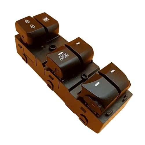 Fensterheber-Steuerschalter Für Hyundai Für Elantra 2012 2013 2014 2015 2016 Auto Teile Auto Power Fenster Schalter Passagier 93580-4V000 93570-4V010(Black Auto Down) von BLBNEZBZTY