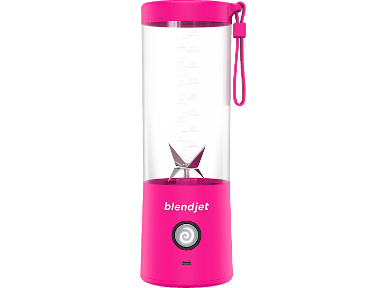 BLENDJET 2 Portable Blender Standmixer Hot Pink (5 Volt, 450 ml) von BLENDJET