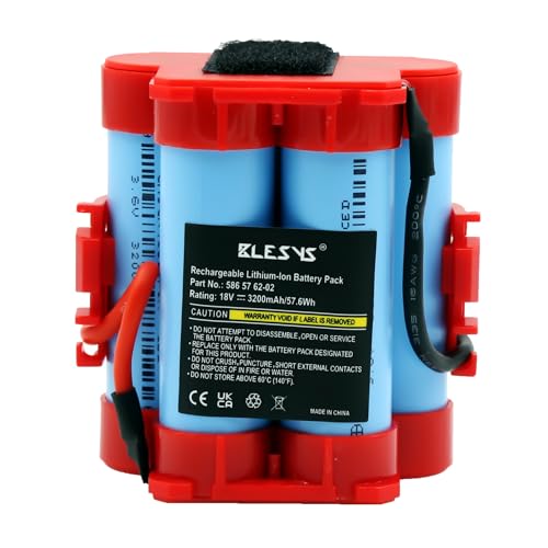 BLESYS 3200mAh 18V Akku für Gardena Mähroboter R70Li R40Li R50Li R45Li R80Li Rasenmäher Akku für Husqvarna 105 305 308 ErsatzAkku 5865762-01 5744768-01 5865762-02 von BLESYS