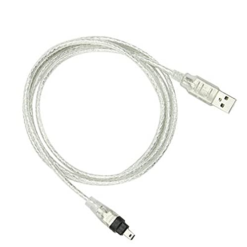 USB-FireWire-Kabel, USB-Stecker auf Firewire IEEE 1394 4-poliger Stecker, Adapterkabel für Sony DCR-TRV75E DV-Adapter (1,5 m) von BLKing