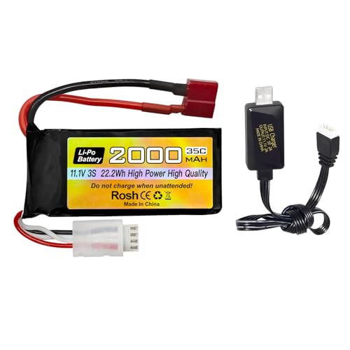 1PCS 3S Lipo 11.1V 2000mAh 35C Batterie mit T Stecker und USB Ladekabel für RC Autos/LKW/ferngesteuerte Boote/Drohnen/FPV Drohnen 1PCS 3S Lipo 11.1V 2000mAh 35C Batterie mit T Stecker und USB Ladekabel für RC Autos/LKW/ferngesteuerte Boote/Drohnen/FPV Drohnen von BLLRC