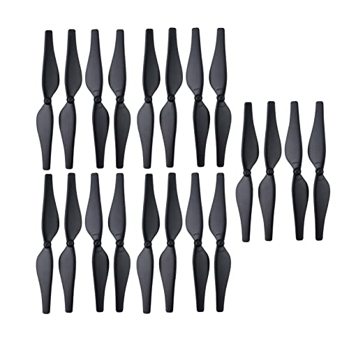 20PCS Gierachse Flugzeug Paddel für DJI Tello Aerial Fotografie Drohne Zubehör Fernbedienung Flugzeug Propeller Schwarz von BLLRC