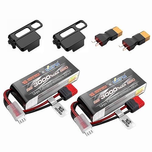 2PCS 2S 7.4V 25C 3000mah Batterie mit T Stecker für MJX H16E H16P H16PL H16BM H16DR H16GT 14301 JC16EP M161 RC Funkgesteuerte Auto Upgrade Batterie 2PCS 2S 7.4V 25C 3000mah Batterie mit T Stecker für MJX H16E H16P H16PL H16BM H16DR H16GT 14301 JC16EP M161 RC Funkgesteuerte Auto Upgrade Batterie von BLLRC