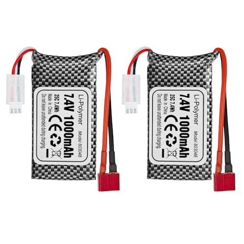 2PCS 7,4V 1000mAh T-Plug Lithium Akku 18858 18859 18859A 18859E HM163 HM164 35-DJ03 35-DJ04 SN-DJ02 16889 16889A 16890 2845 2846 Q901 Q902 Q903 RC Fernbedienung Auto Quadcopter Drone Batterie 2PCS 7,4V 1000mAh T-Plug Lithium Akku 18858 18859 18859A 18859E HM163 HM164 35-DJ03 35-DJ04 SN-DJ02 16889 16889A 16890 2845 2846 Q901 Q902 Q903 RC Fernbedienung Auto Quadcopter Drone Batterie von BLLRC