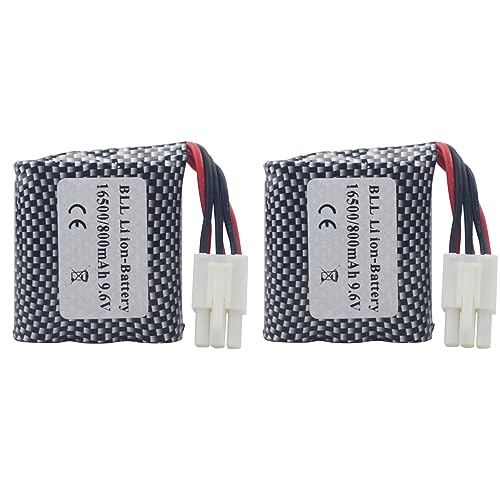 2PCS 9.6V 800mAh Hohe Lithiumakku für S911 S912 S913 S916 9112 9123 9115 9116 9120 15-DJ02 15-DJ03 Hochgeschwindigkeit RC Fahrzeug Drift abseits Elektrische Modell Spielzeug Wiederaufladbare Akku von BLLRC