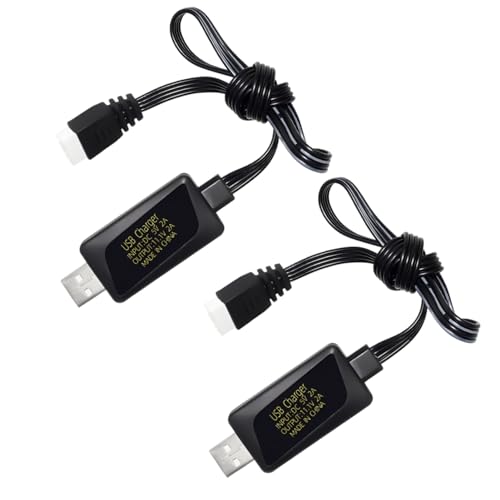 3S 11.1V 2A USB Express -Ladekabel ist für RC -Autos geeignet Drohne, Fahrzeugmodell, Fernbedienungsboot, Luftwaffenspielzeug -Ladeschutzanlage für Ladegeräte LED -Anzeige von BLLRC