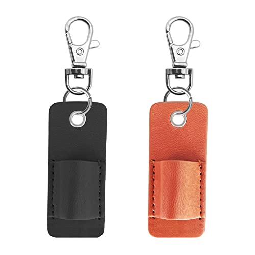 BLMHTWO 2 Stück Stifteetui Ieder, Stifteetui Stifthalter tragbarer Stifthalter mit Metallclip PU-Leder exquisite Verarbeitung Anti-Verlust-Stiftband für Ausweise Klemmbrett BLMHTWO 2 Stück Stifteetui Ieder, Stifteetui Stifthalter tragbarer Stifthalter mit Metallclip PU-Leder exquisite Verarbeitung Anti-Verlust-Stiftband für Ausweise Klemmbrett von BLMHTWO