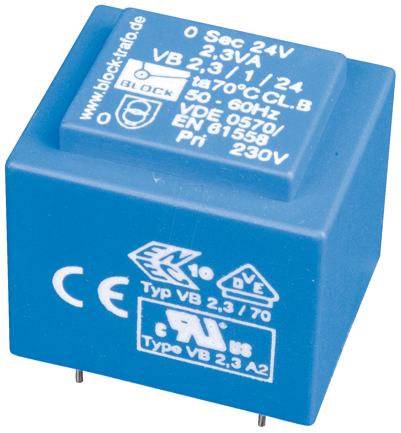 EI 30/18 106 - Printtrafo, 2,3 VA, 6 V, 384 mA, RM 20 mm von BLOCK TRANSFORMATOREN