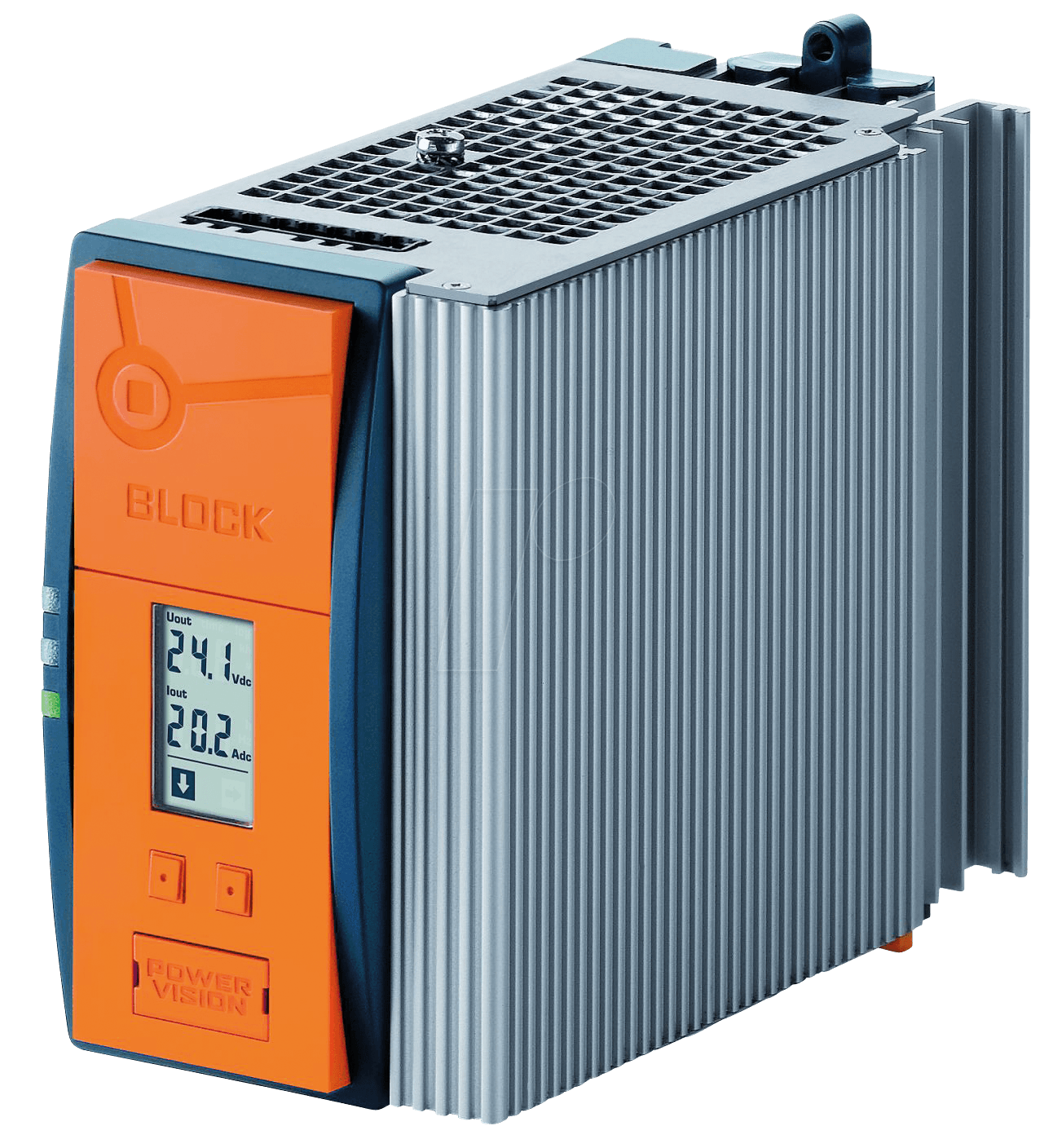 PVSL 24 20 - Schaltnetzteil, Hutschiene, 480 W, 24 V, 20 A von BLOCK TRANSFORMATOREN