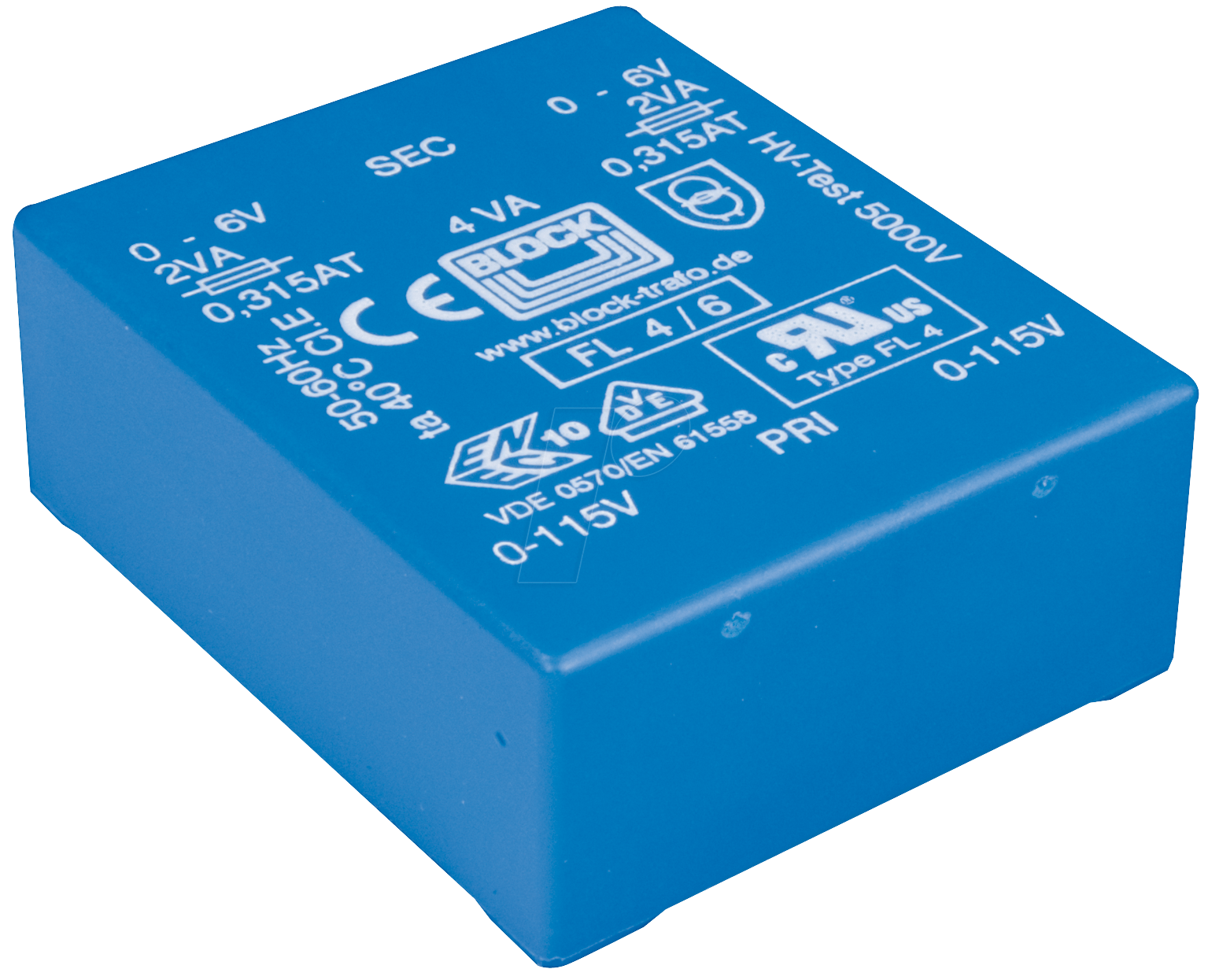 UI 30/7,5 212 - Trafo 4VA, 2x 12V, 2x 166mA UI 30/7,5 212 - Trafo 4VA, 2x 12V, 2x 166mA von BLOCK TRANSFORMATOREN