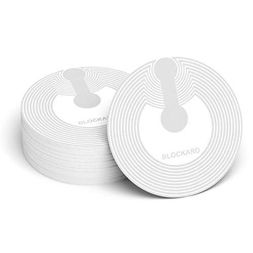 NFC Tag Sticker (10 Stück) NTAG215-540 Byte Speicher - kompatibel mit iPhone Kurzbefehle iOS App Homekit | Android Smartphone Apps | Switch Amiibo von BLOCKARD