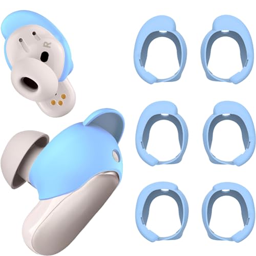 BLOOOK Ohrpolster Kompatibel für Bose QuietComfort Earbuds II & Bose QuietComfort Ultra Earbuds Ohrstöpsel,Ohrhörer Zubehör Kompatibel für Bose QC Earbuds 2 II Abdeckungen Aufsätze (Blau) von BLOOOK