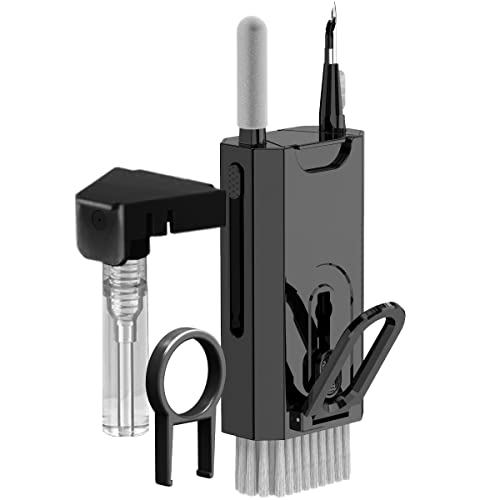 BLOOOK Tastatur Reinigung Set,8 in 1 Keyboard Cleaning Brush Kit,Multifunction Earphones Cleaner mit Tastenkappe Abzieher,für Airpods Earbuds Handy Reinigung Bürste von BLOOOK