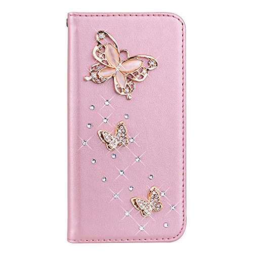 BLOTECH Flip klappbar Case Handyhülle Lederhülle für OnePlus Nord N10 5G Rose Gold Flip Case Strass 3D Bling Schmetterling Papillons Bookstyle Lederhülle Handytaschen für OnePlus Nord N10 5G BLOTECH Flip klappbar Case Handyhülle Lederhülle für OnePlus Nord N10 5G Rose Gold Flip Case Strass 3D Bling Schmetterling Papillons Bookstyle Lederhülle Handytaschen für OnePlus Nord N10 5G von BLOTECH