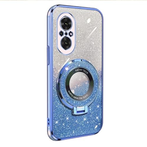 BLOTECH Glitter Cover for Honor 50 SE Hülle Weiche TPU Abdeckung Glitzer Papier 3 in 1 Hybrid Hülle mit 360°drehbar Kickstand Finger Griff Halter Hülle für Honor 50 SE - Blau BLOTECH Glitter Cover for Honor 50 SE Hülle Weiche TPU Abdeckung Glitzer Papier 3 in 1 Hybrid Hülle mit 360°drehbar Kickstand Finger Griff Halter Hülle für Honor 50 SE - Blau von BLOTECH