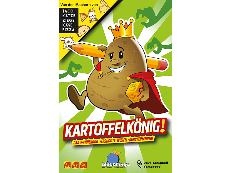 BLUE ORANGE Kartoffelkönig! Würfelspiel Mehrfarbig BLUE ORANGE Kartoffelkönig! Würfelspiel Mehrfarbig von BLUE ORANGE