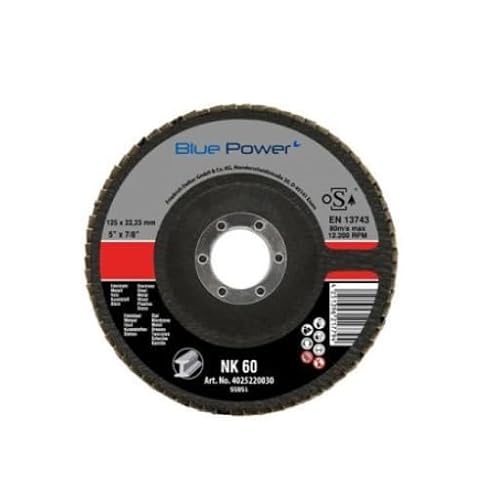 Blue Power Fächerscheibe Normalkorund, 125x22,23mm, Korn 80 von BLUE POWER