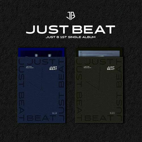 JUST B JUST BEAT 1st Single Album ( BLUE + BLACK ) 2 Ver SET . 2ea CD+2ea Photo Book(each 84p)+2ea Holder+2ea Photo Card+21ea Post Card Set(1set 6ea)+2ea Sticker von BLUEDOT Ent.