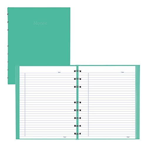 Blueline Classy NotePro Notizbuch, liniert, Hardcover, aqua, 23,5 x 18,4 cm, 150 Seiten (A35C.85) von BLUELINE