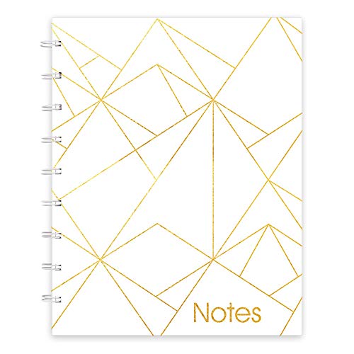 Blueline MiracleBind Notebook, Gold Collection, White, Large, 11 x 9 1/16 inches (AF3100.01) von BLUELINE