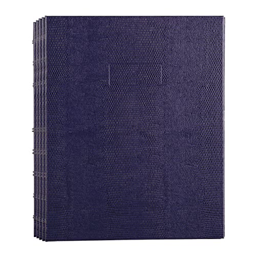 Blueline MiracleBind Notizbuch, Violett, Eidechsenähnlich, Hardcover, 23,5 x 18,4 cm, 150 Seiten (AF9150.86) – 5 Stück von BLUELINE