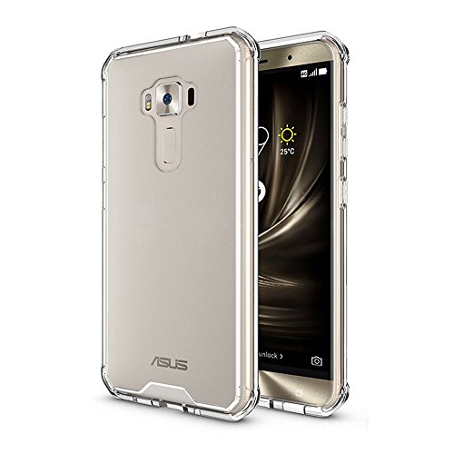 BLUGUL Kompatibel mit ASUS ZenFone 3 ZE552KL Hülle, Schwätzer Schock Proof Bruchbeständig PMMA, Schutzhülle für ASUS ZenFone 3 ZE552KL, Transparent von BLUGUL