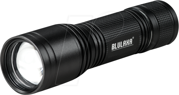 BLULAXA 47574 - LED-Taschenlampe, 230 lm, schwarz, 3x AAA (Micro) von BLULAXA