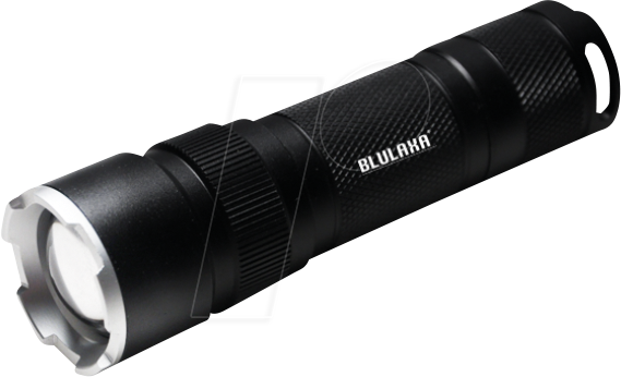 BLULAXA 48660 - LED-Taschenlampe, 400 lm, schwarz, 3x AAA (Micro) von BLULAXA