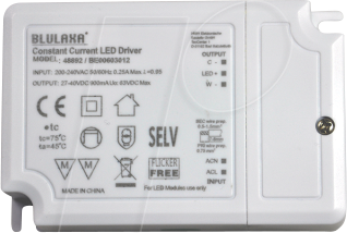 BLULAXA 48892 - LED Netzteil CCT - steuerbar 36W (by switch) von BLULAXA