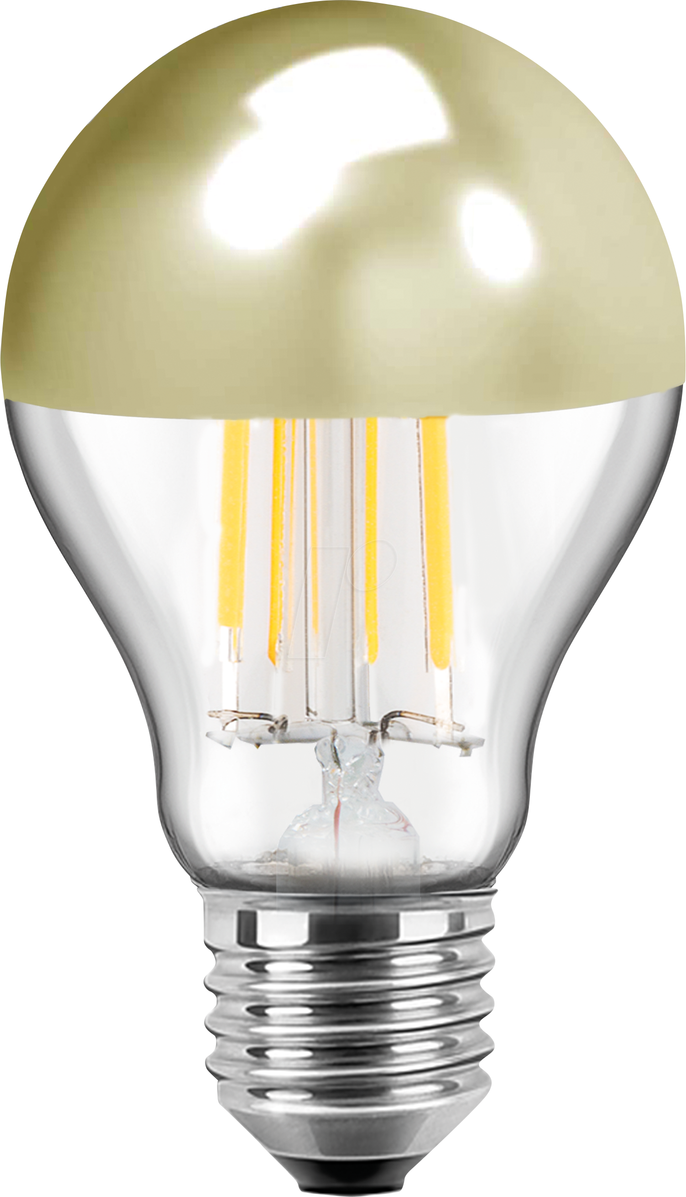 BLULAXA 49185 - LED Filament Vintage Lampe A60 E27 7W 645 lm WW 180° Spiegelkopf von BLULAXA