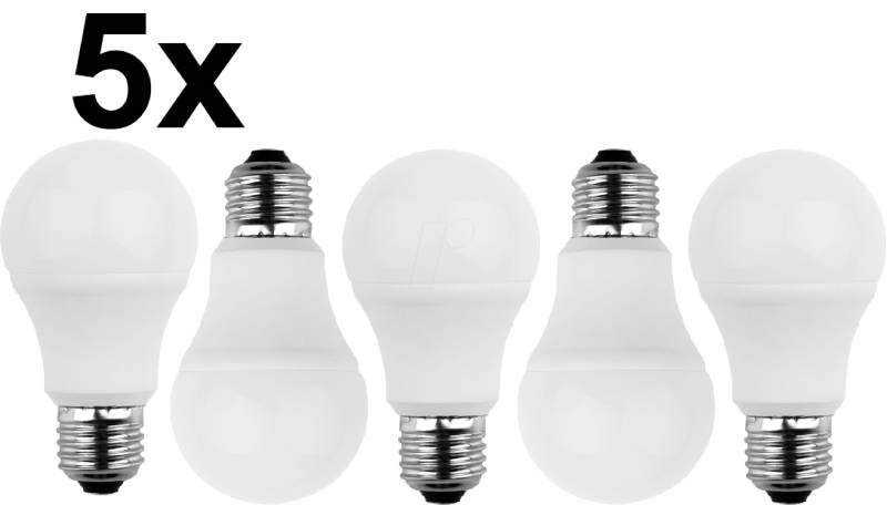 BLULAXA 49233 - 5x LED SMD Lampe A60 E27 8W 810 lm WW Aktion von BLULAXA