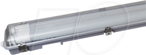 BLULAXA 49263 - Wannenleuchte, 2x 24 W, 5100 lm, 4000 K, Stab, weiß, IP65 von BLULAXA