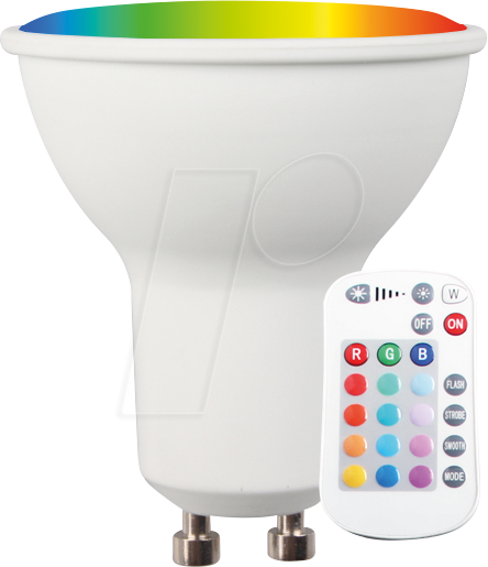 BLULAXA 49289 - LED SMD Lampe GU10 5W 345 lm 120° RGB + WW BLULAXA 49289 - LED SMD Lampe GU10 5W 345 lm 120° RGB + WW von BLULAXA