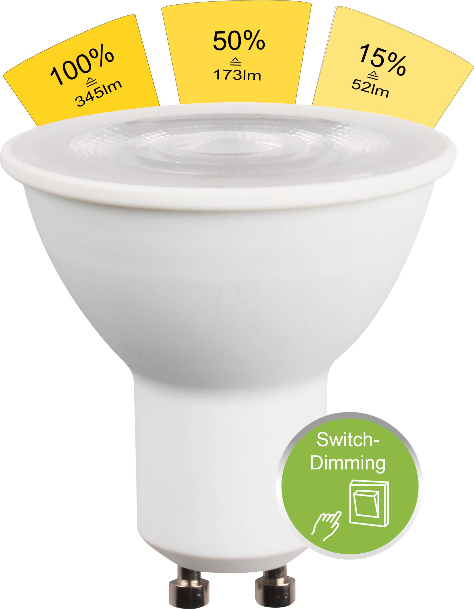 BLULAXA 49364 - LED SMD GU10 4,7W 345 lm WW 36° Switch DIM BLULAXA 49364 - LED SMD GU10 4,7W 345 lm WW 36° Switch DIM von BLULAXA