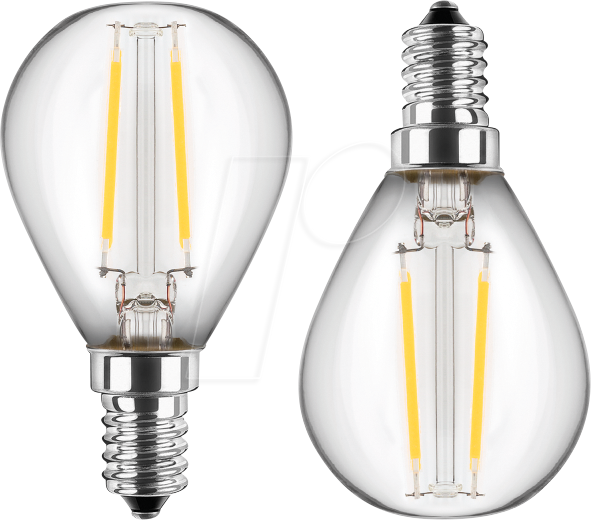 BLULAXA 49800 - LED Flilament Lampe G45 E14 5 W 470 lm NW Doppelpack von BLULAXA