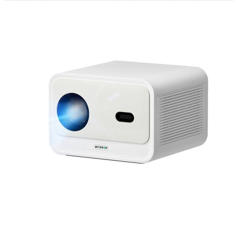 BLiTZWOLF BW-V3 MAX LED-Beamer (350 lm, 1000:1, 1280x720 px, Wasserkühlung Trapezkorrektur Projektor mit Halterung) von BLiTZWOLF