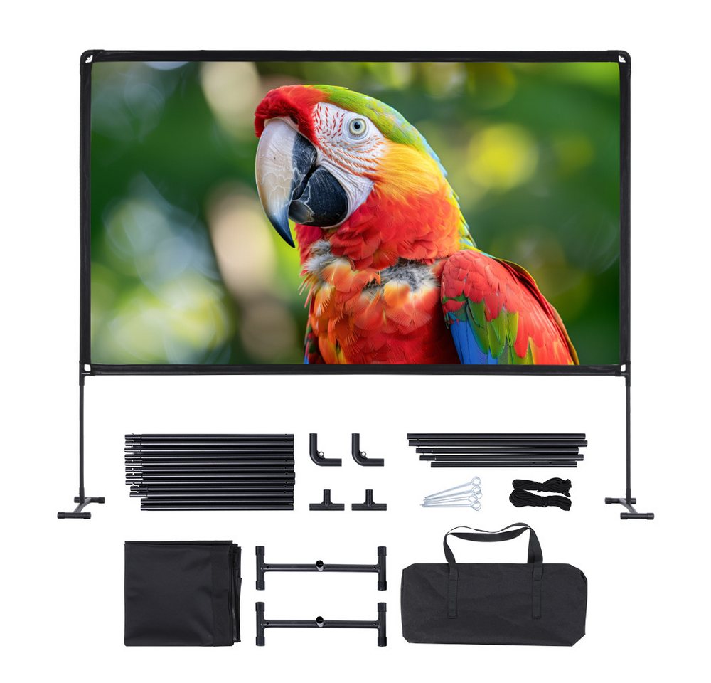BLiTZWOLF BW-VS9 Anti-Licht-Beschichtung Stativleinwand (100 inch 4K 16:9 Projektionsleinwand Rahmenleinwand) von BLiTZWOLF