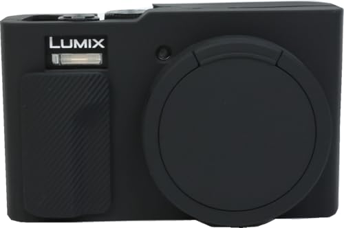 BMAOLLONGB ZS99 TZ99 Kameratasche, dünn, leicht, Silikon, Gummi-Schutzhülle für Panasonic Lumix ZS99 TZ99, Schwarz BMAOLLONGB ZS99 TZ99 Kameratasche, dünn, leicht, Silikon, Gummi-Schutzhülle für Panasonic Lumix ZS99 TZ99, Schwarz von BMAOLLONGB