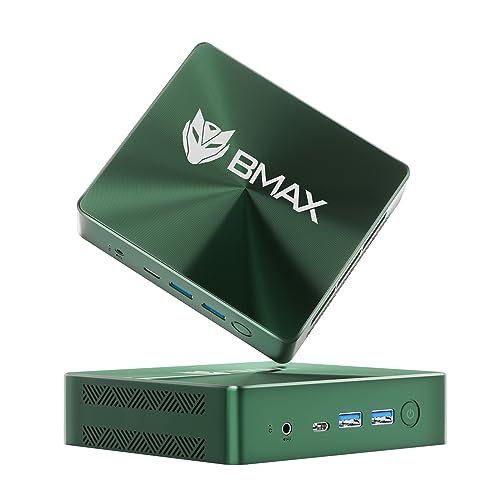 BMAX Mini Pc B6 Plus Intel i3-1000NG4 (bis zu 3,2 GHz), 12 GB LPDDR4 512 GB NVME SSD Mini-Desktop-Computer, WiFi5, BT4.2, Dual-HDMI, volle Funktionen, Typ-Cx1-Unterstützung,Triple-Display-Ausgang von BMAX