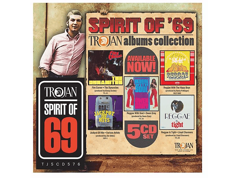 Llyod Charmers, Owen Gray, The Hippy Boys, Dynamites - Spirit of 69:The Trojan Albums Collection (CD) von BMG/TROJAN