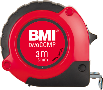 Rieffel BMI Taschenbandmaß Two Comp, Länge 3m Rieffel BMI Taschenbandmaß Two Comp, Länge 3m von BMI