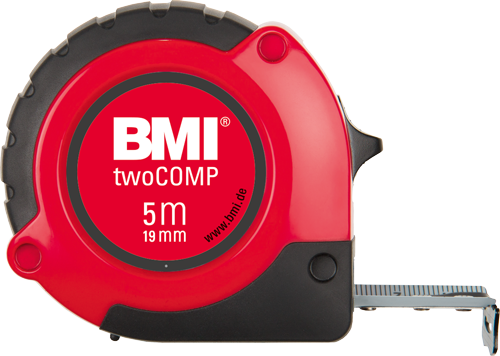 Rieffel BMI Taschenbandmaß Two Comp, Länge 5m Rieffel BMI Taschenbandmaß Two Comp, Länge 5m von BMI